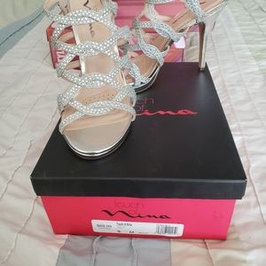 A Touch of Nina Silver Heels